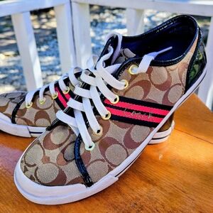 COACH Signature Canvas Sneakers